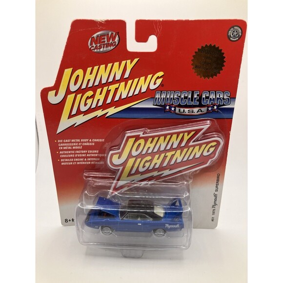 1970 Plymouth Superbird Johnny Lightning Muscle Cars USA 1:64 Diecast - Picture 1 of 5